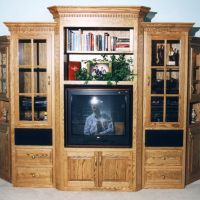 three tier entertainment center